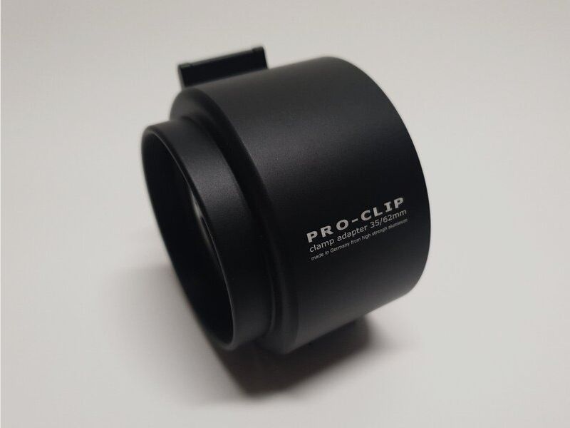 SMARTCLIP 62mm adapter zaciskowy M52x0,75 mm urządzenie dodatkowe kamera termowizyjna kamera noktowizyjna