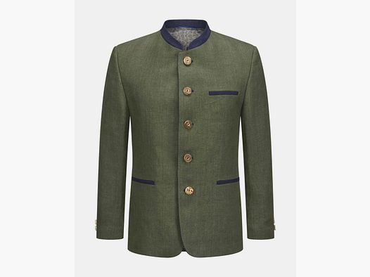 Veste en lin Lodenfrey en olive