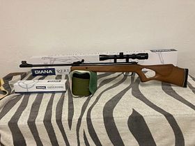 Break barrel air rifle Diana two-fifty incl. scope