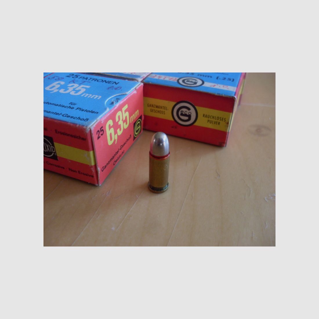 Munition 6,35 mm Browning / 25 Auto