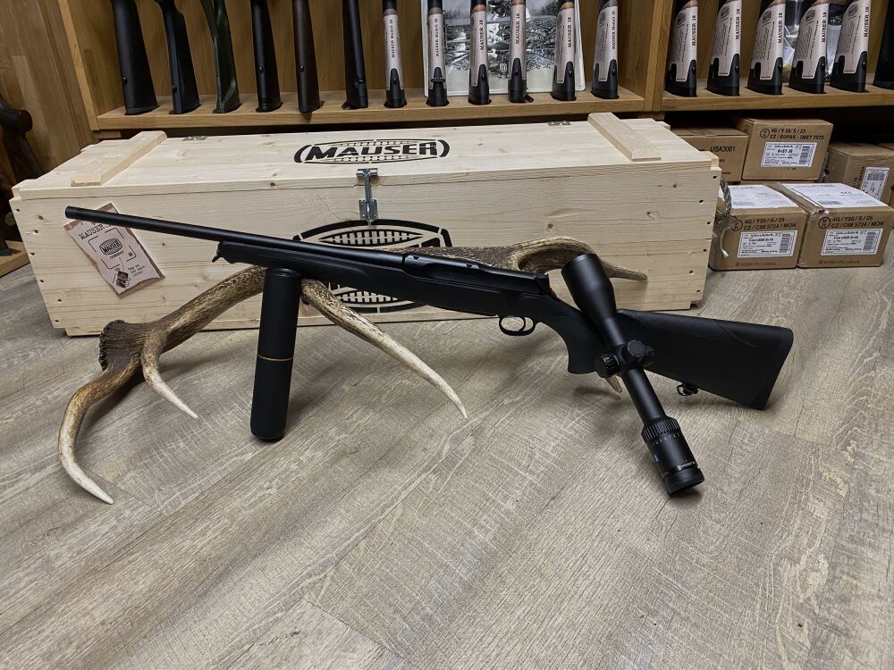 Sauer 505 Ergo Max, met Zeiss Conquest V6 2-12x50 M, met rail