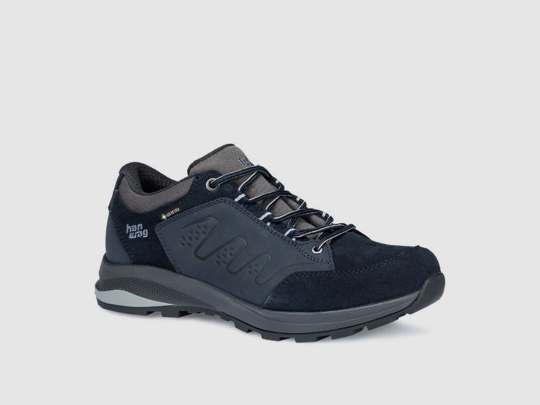 Han Wag Damen Schuh Torsby Low SF Extra GTX Navy/Asphalt