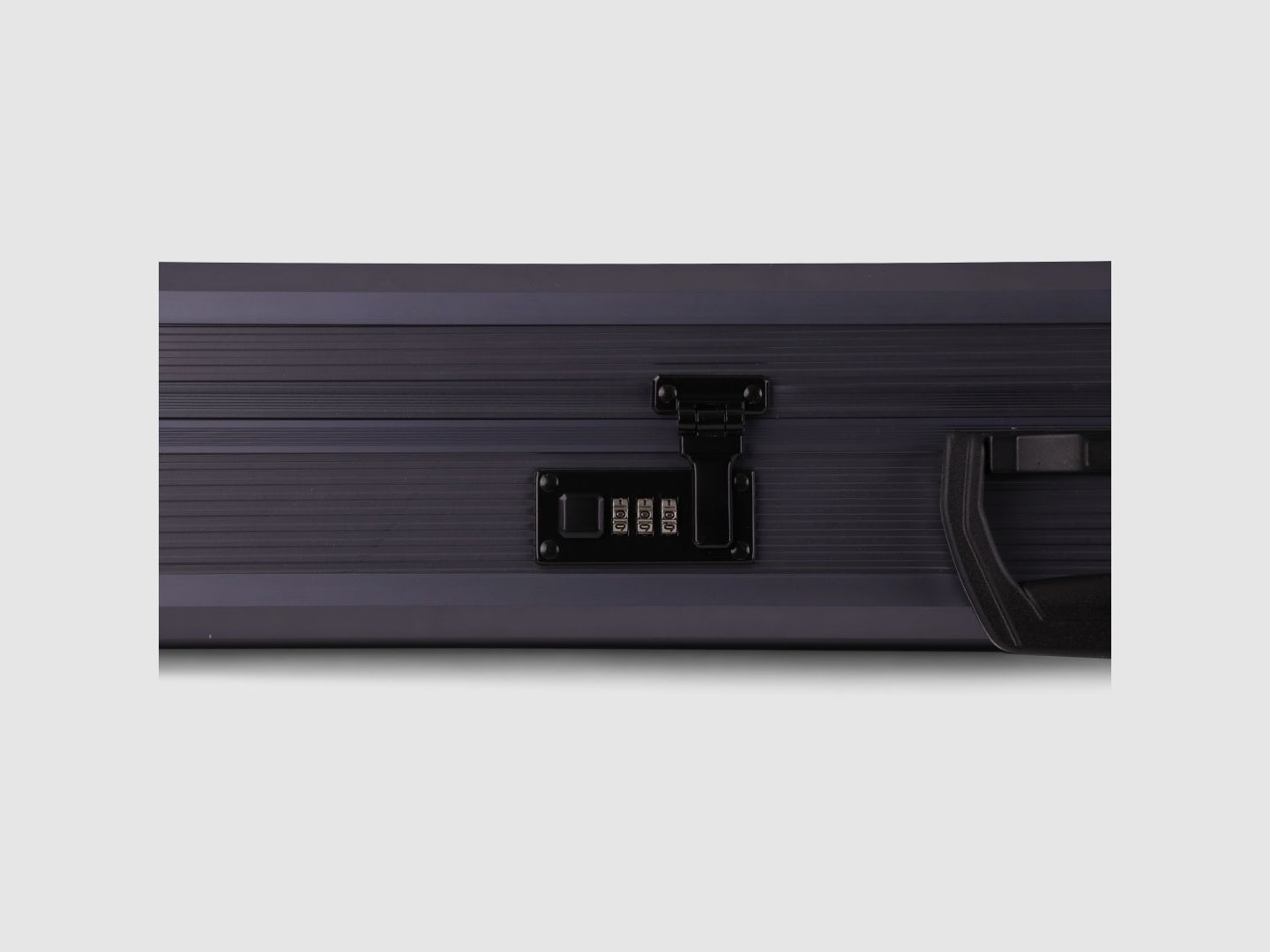 Custodia per fucile invernale W12 – lunghezza interna di 119 cm – 1 fucile lungo – 4 serrature a combinazione – griglia (Grigio)