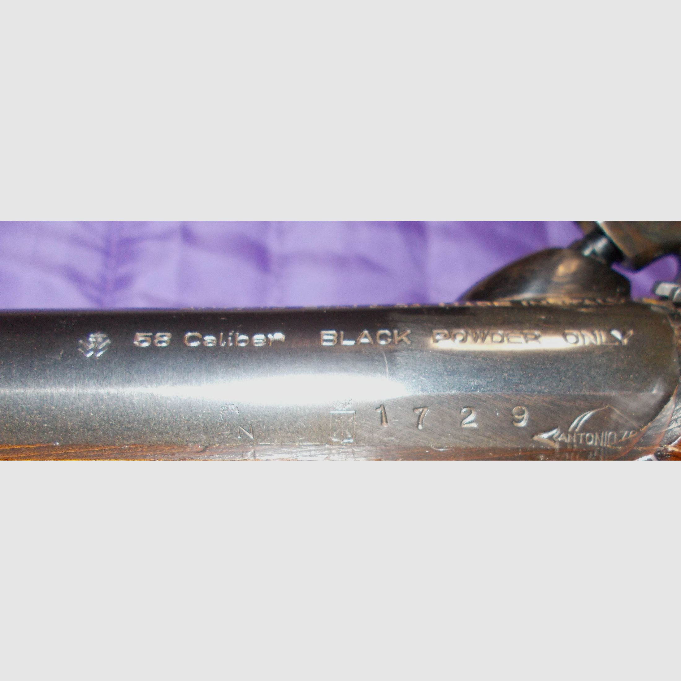 Vorderlader Antonio Zoli Perkussions Pistole US Cavalry / Zouave .58 