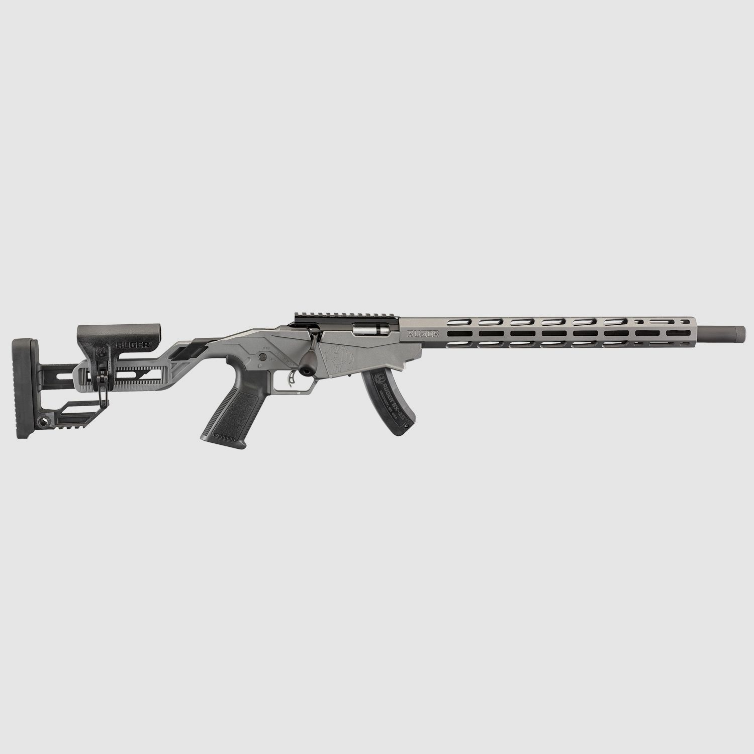RUGER PRECISION RIMFIRE .22 LR 18"/46CM 1/2"-28 TACTIQUE GRIS CERAKOTE