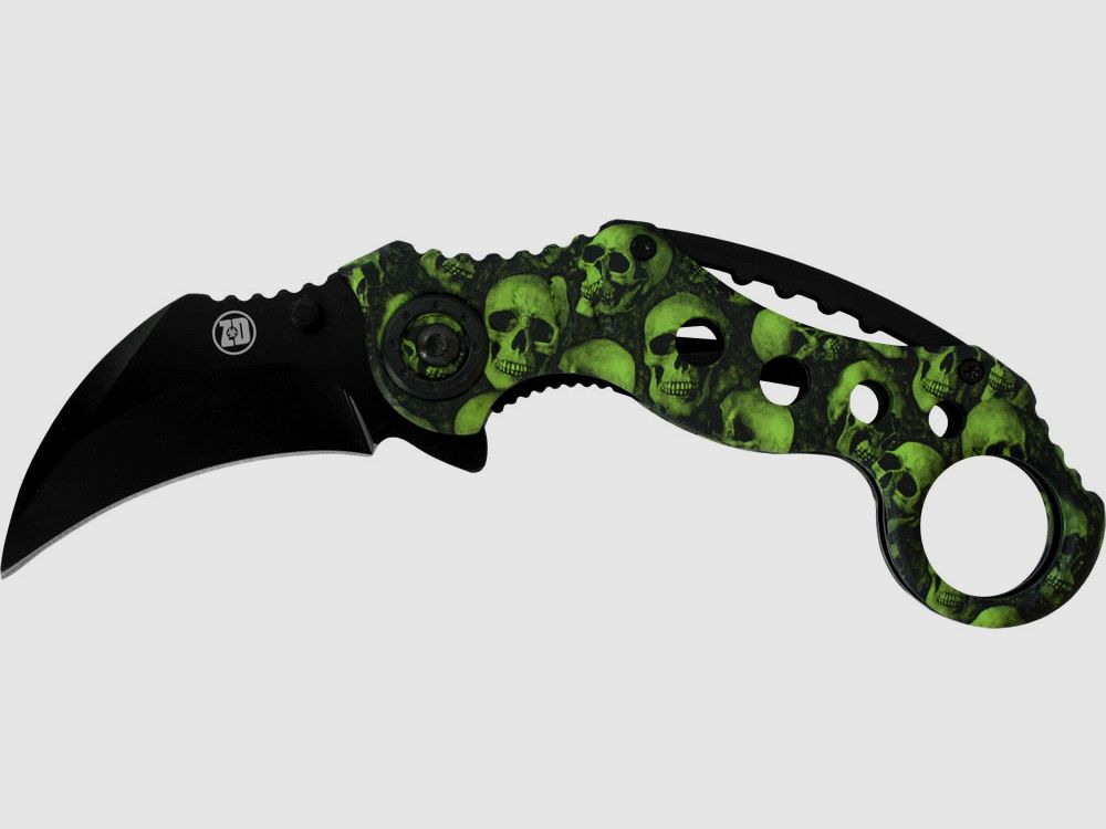 Zombie Dead pocket knife with handle coating