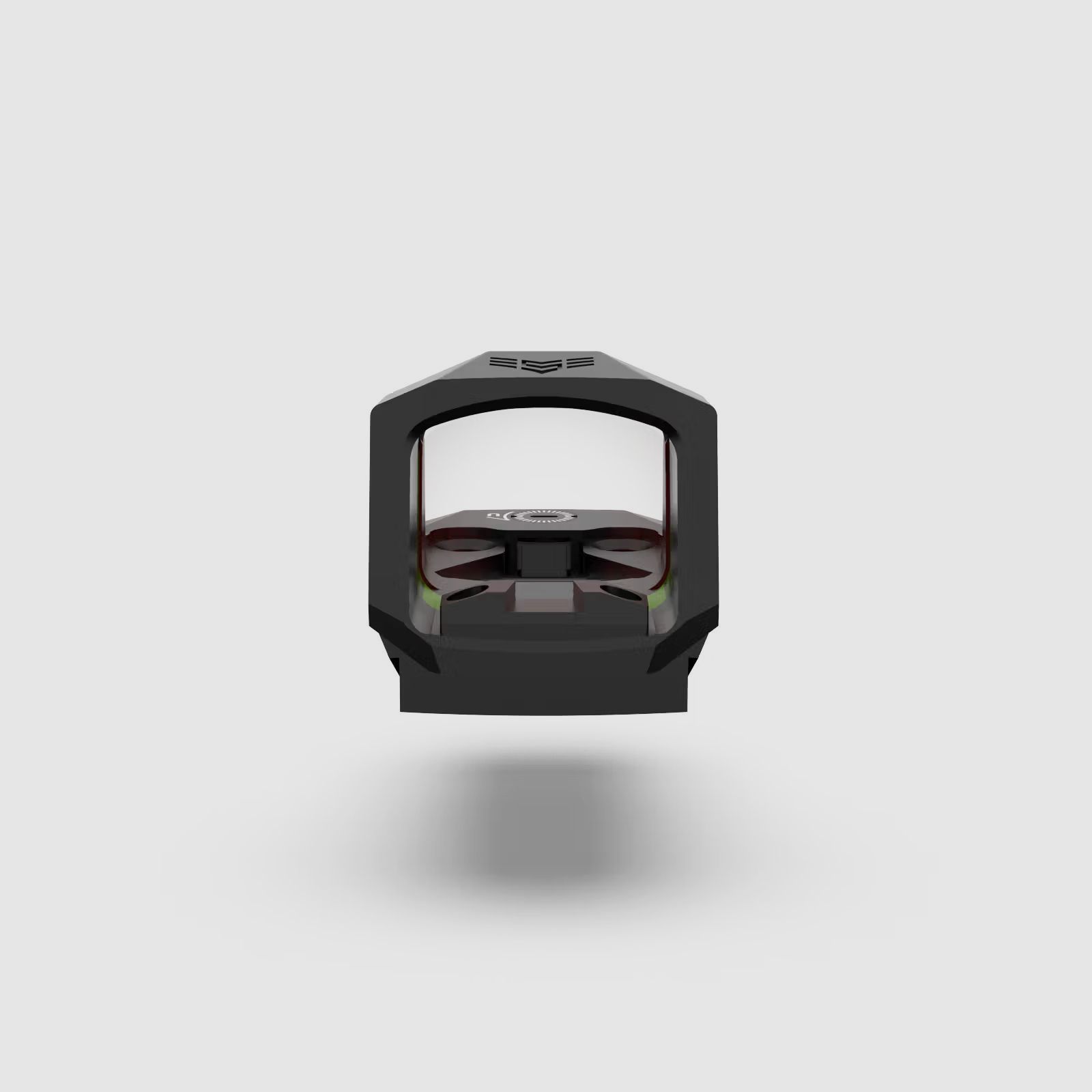Swampfox Sentinel II 1x20 RMSc Micro-Reflexvisier - 3 MOA Dot, rot, Blackout Rear Sight Guide