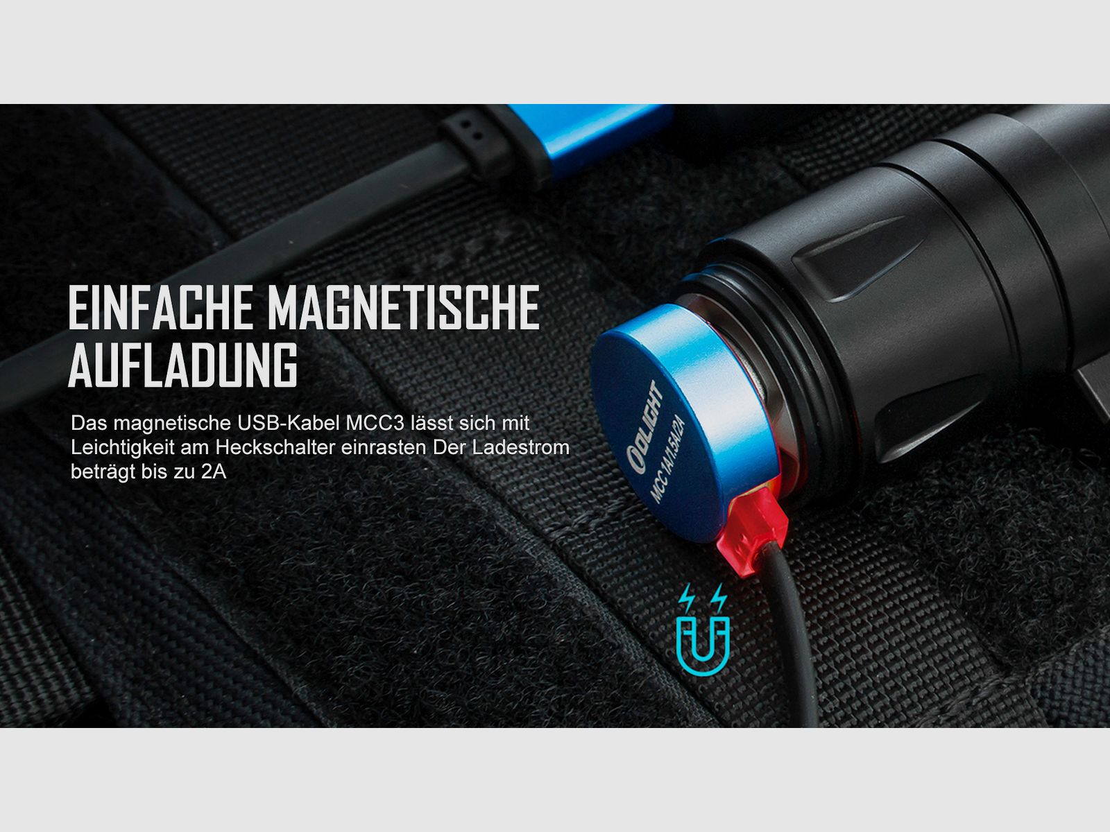 Olight Odin G Laser M für M-LOK Tactical Flashlight BLK, Bild 8 von 8