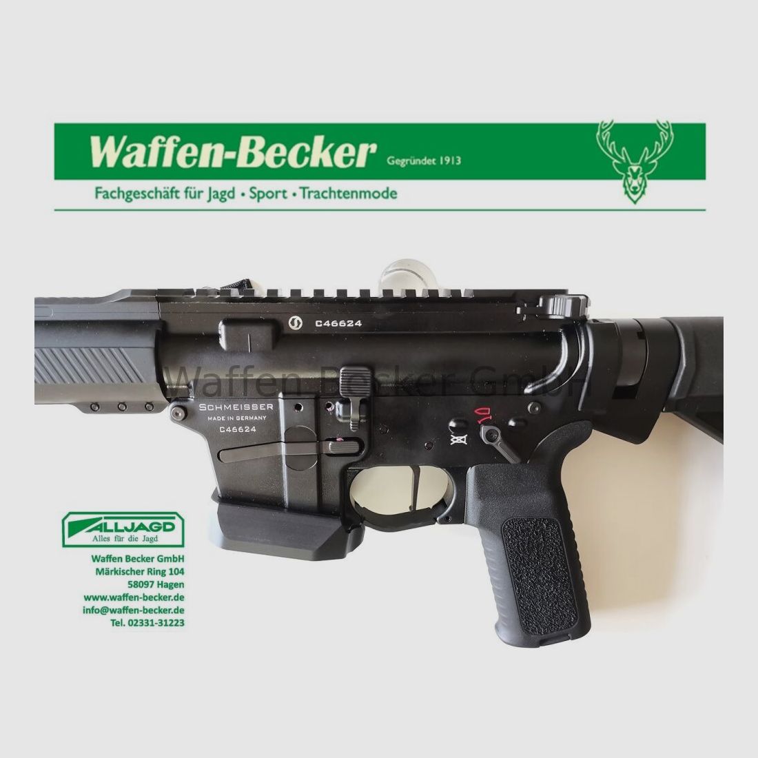 Schmeisser (Waffen Schumacher) Schmeisser AR15-9 S4F Sport Dynamik PCC 10,5" 9mm Luger