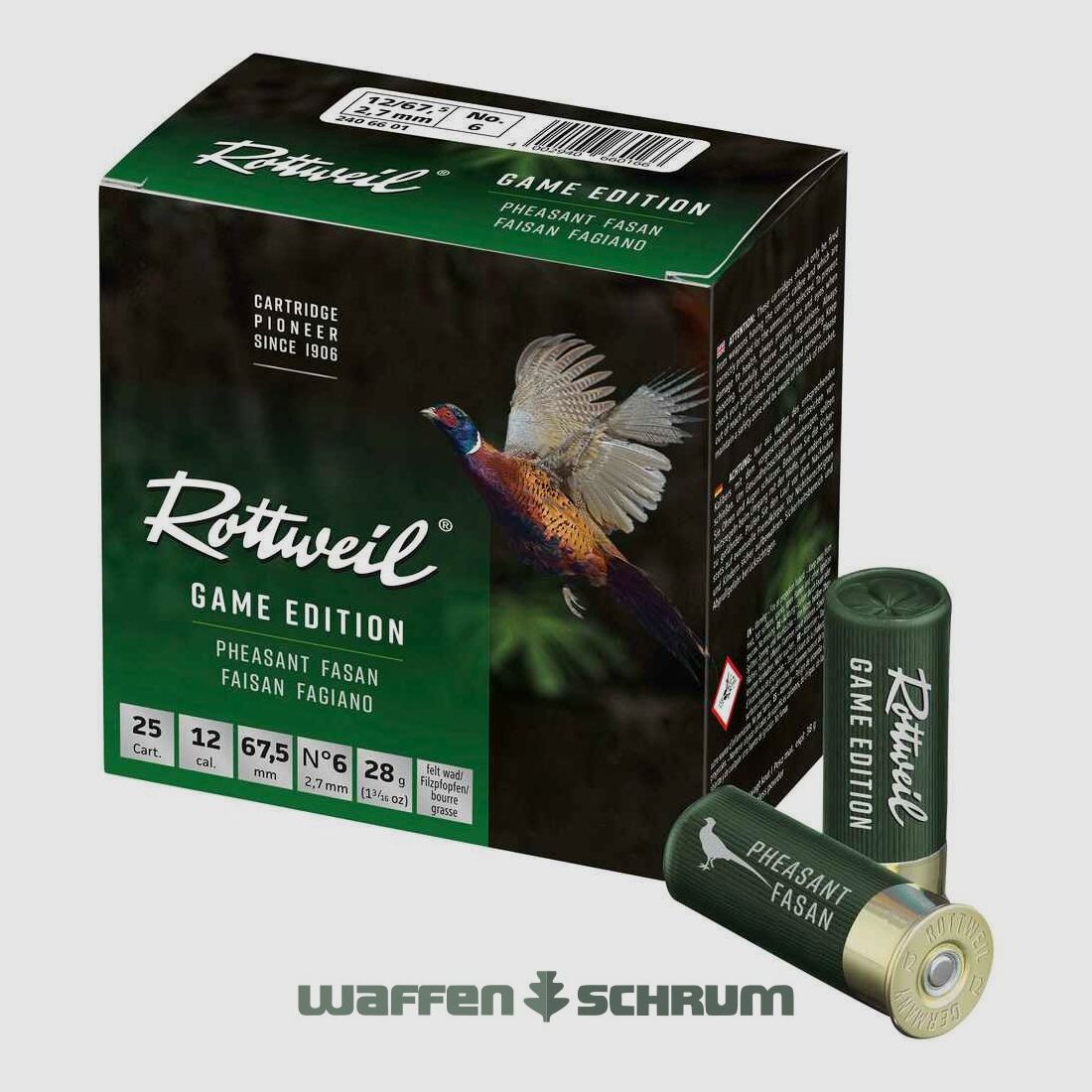 Rottweil Game Edition Fagiano 12/67,5 2,7mm - 28g