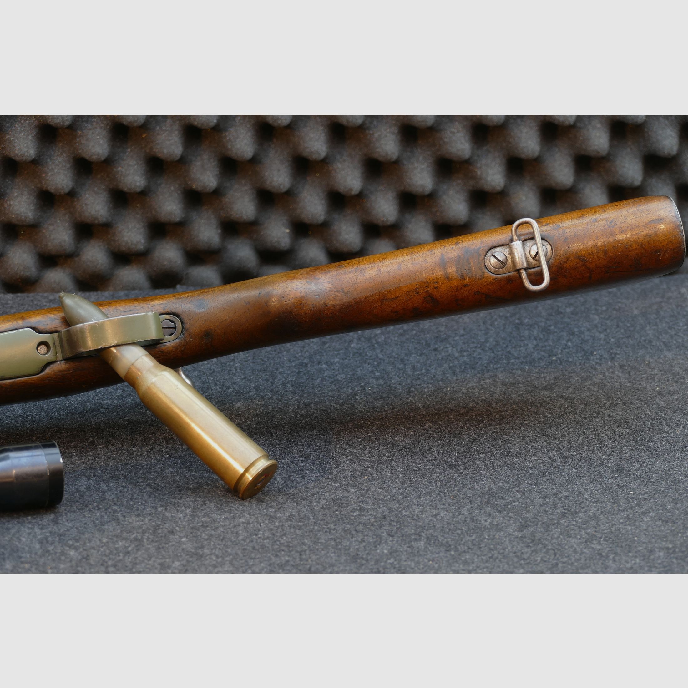 Kurzkarabiner Kurzgewehr „Kolumbien“ — FN-Typ, .30-06 Springfield, mit Seitenmontage