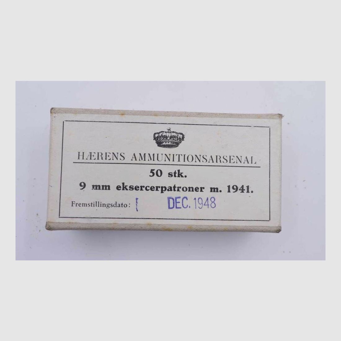 Haerens Ammunitionsarsenal Pistolenmunition 9mmLuger/Parabellum/9x19