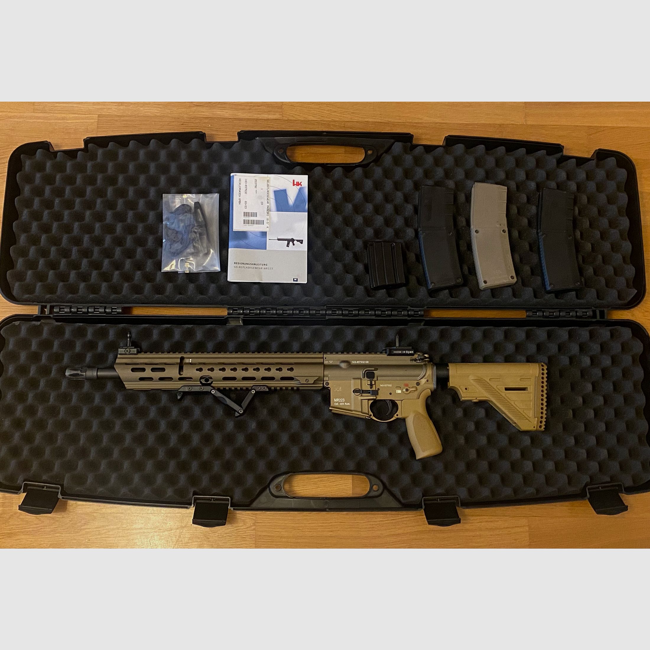 H&K MR223 A3 slimline 16,5“ RAL8000
