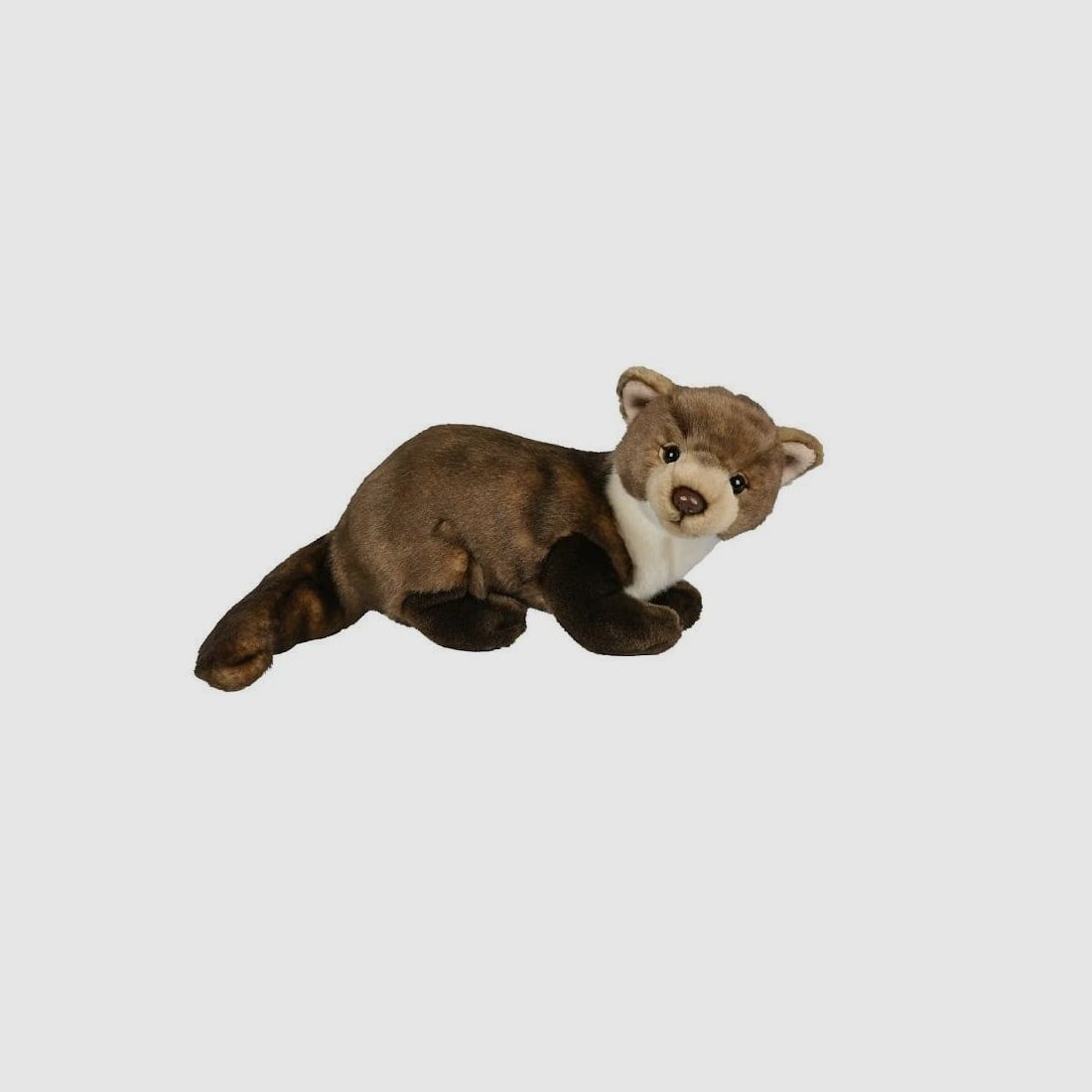 LivingActive Plush Marten 28 cm - Realistic Forest Animal Plush Toy