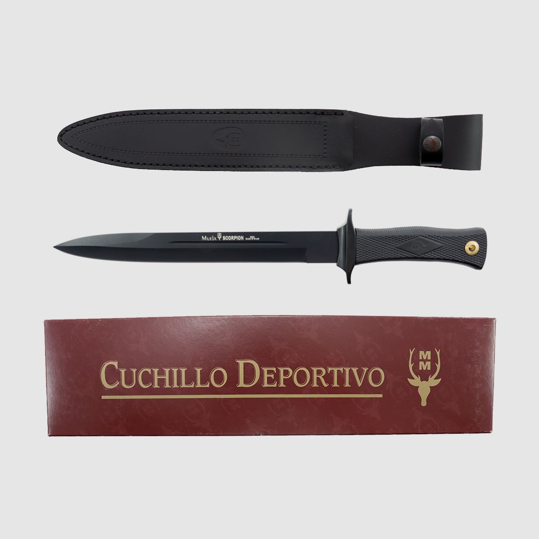 Cuchillo Muela Tactical con mango de goma 260 mm