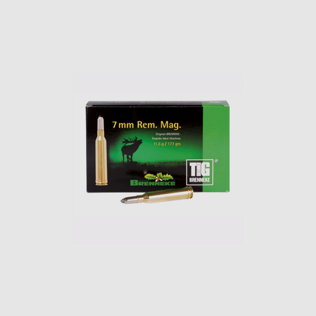 Brenneke 7mm Rem. Mag. 177GR TIG 20 Patronen