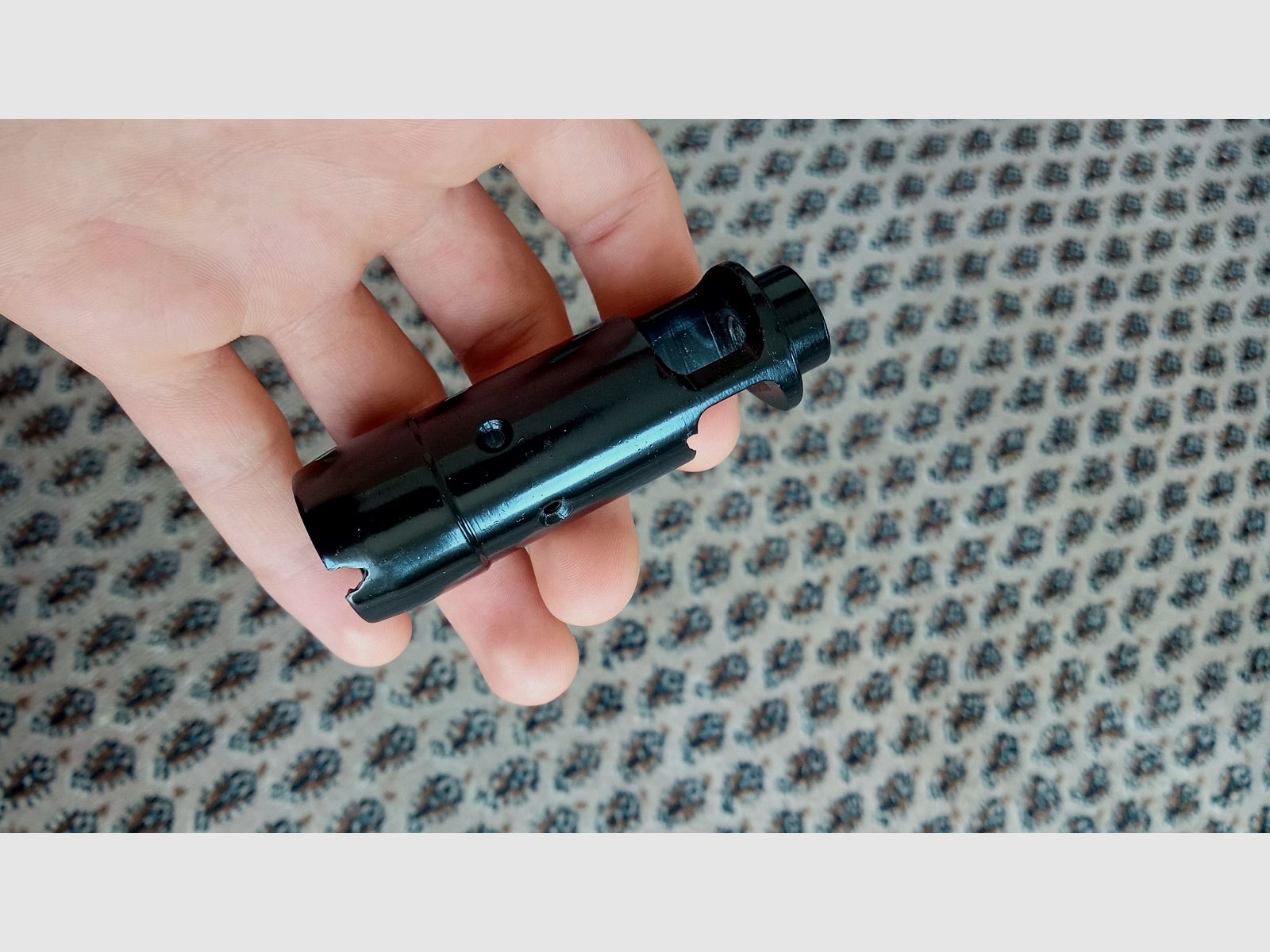 Tauchangebot: Wiesa 5,45/.223 Zick-Zack Flash Hider  gegen Arsenal Flash Hider // DDR NVA MPi AK74 24x1,5 mm Rechtsgewinde Mündungsbremse Mündungsfeuerdämpfer