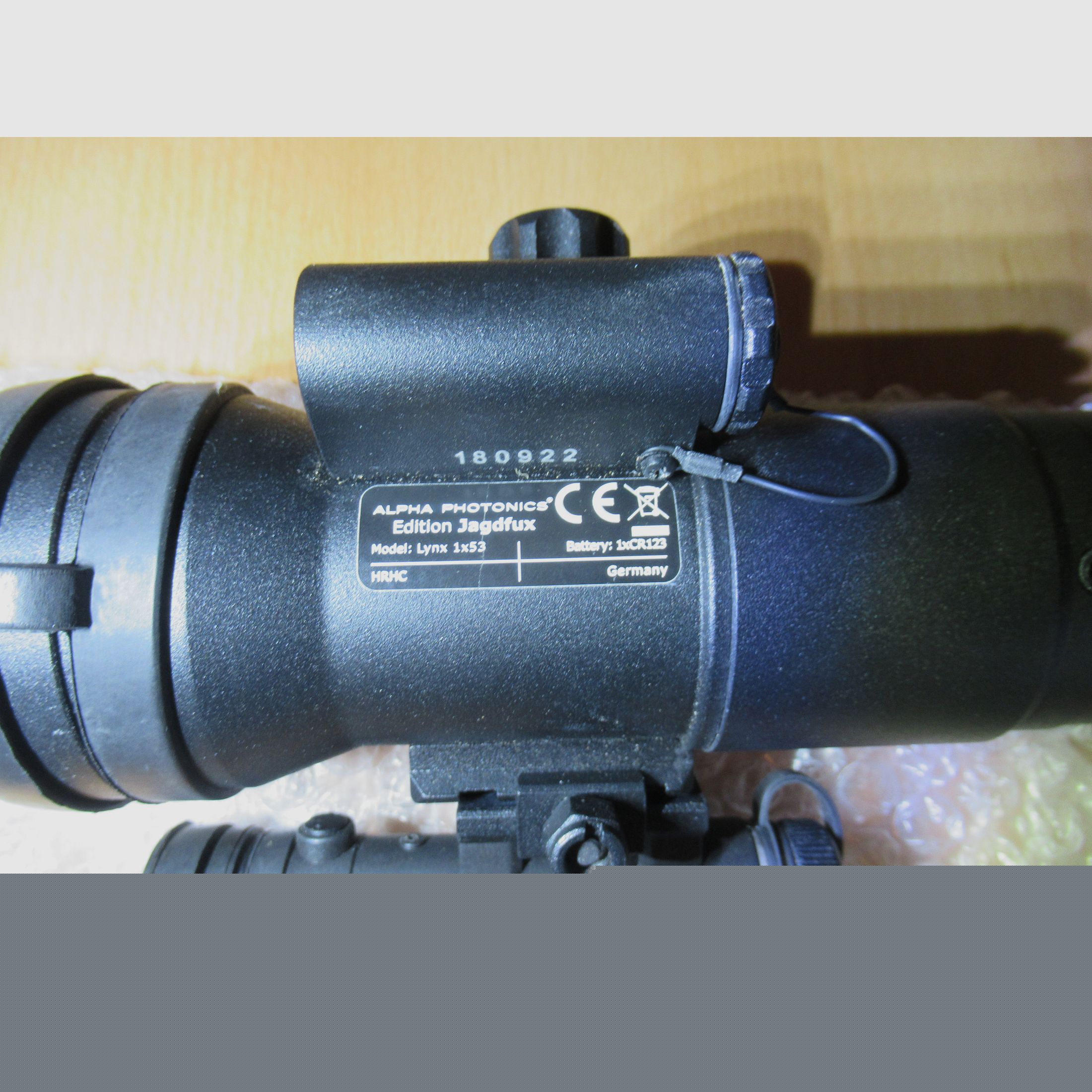 Nachtsicht Vorsatzgerät LYNX 1x53 mit Photonis Röhre und IR-Laser !! TOP !!!