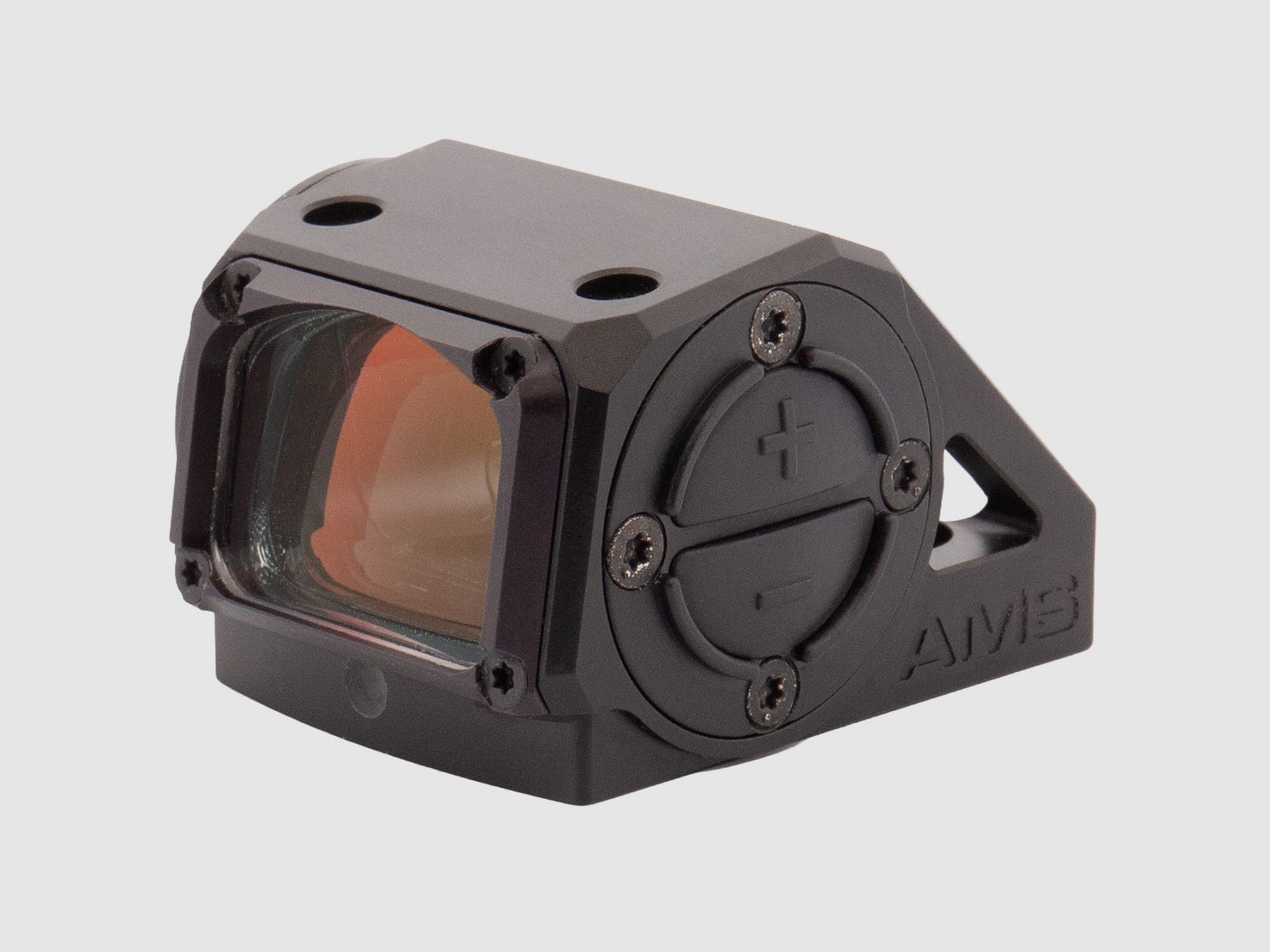 SHIELD Advanced Mini Sight Multi Reticle (AMS-MR) Rotpunktvisier – 6 umschaltbare Absehen – Mattschwarz