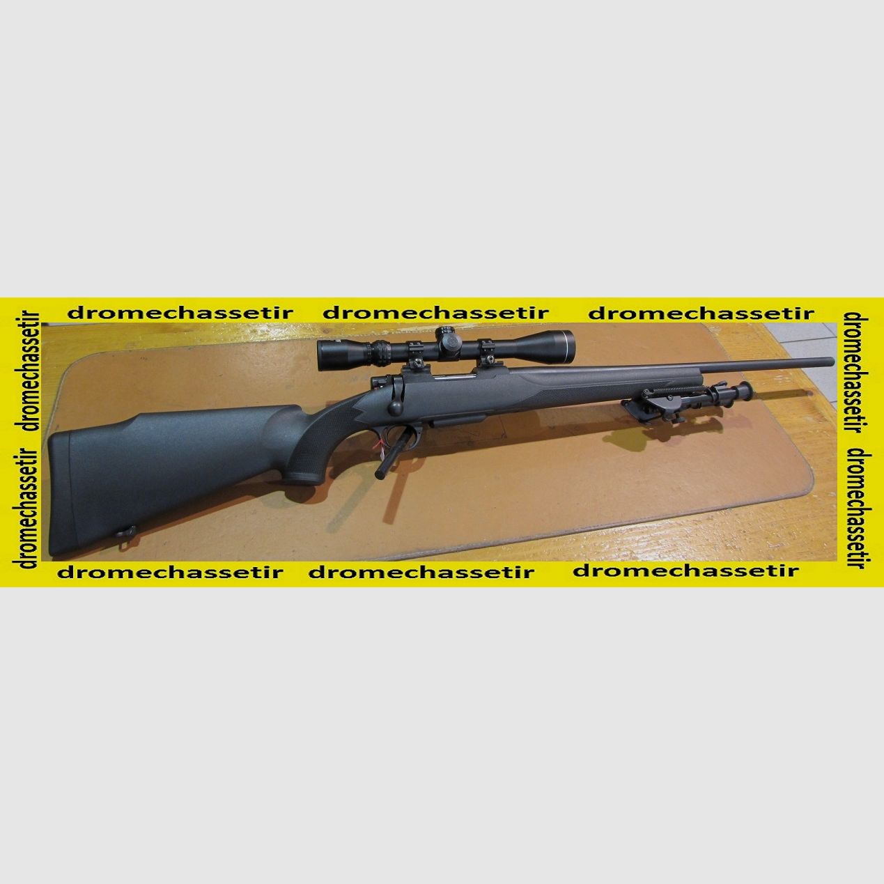 carabine a verrou Sabatti Rover , cal 222 rem , canon 56cm avec chargeur,lunette, bipied, image 1 sur 4