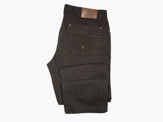 Foresta five pocket jeans Bruin