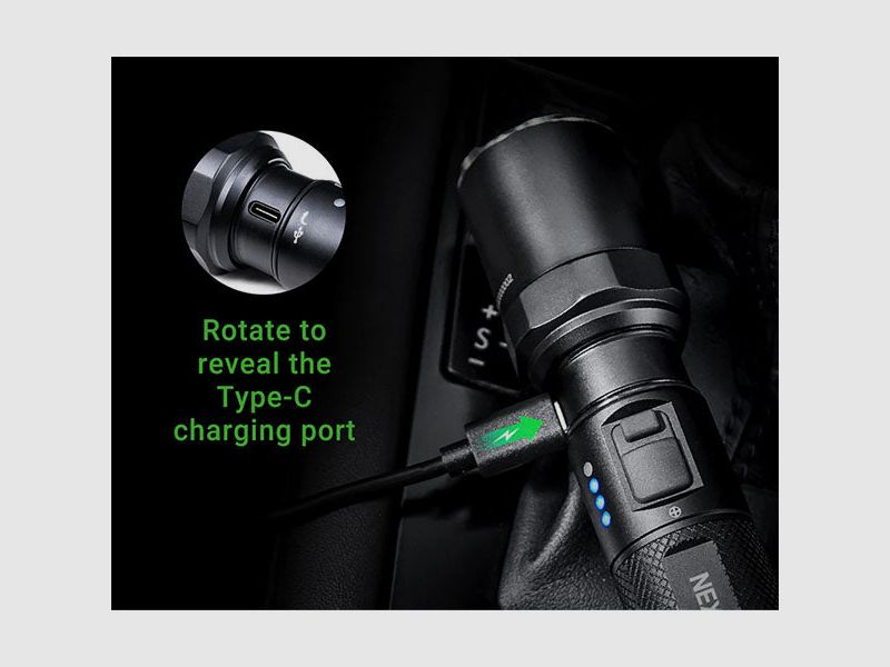 Taktische LED-Taschenlampe P81, 3'700 Lumen (inkl. Akku), Bild 7 von 9