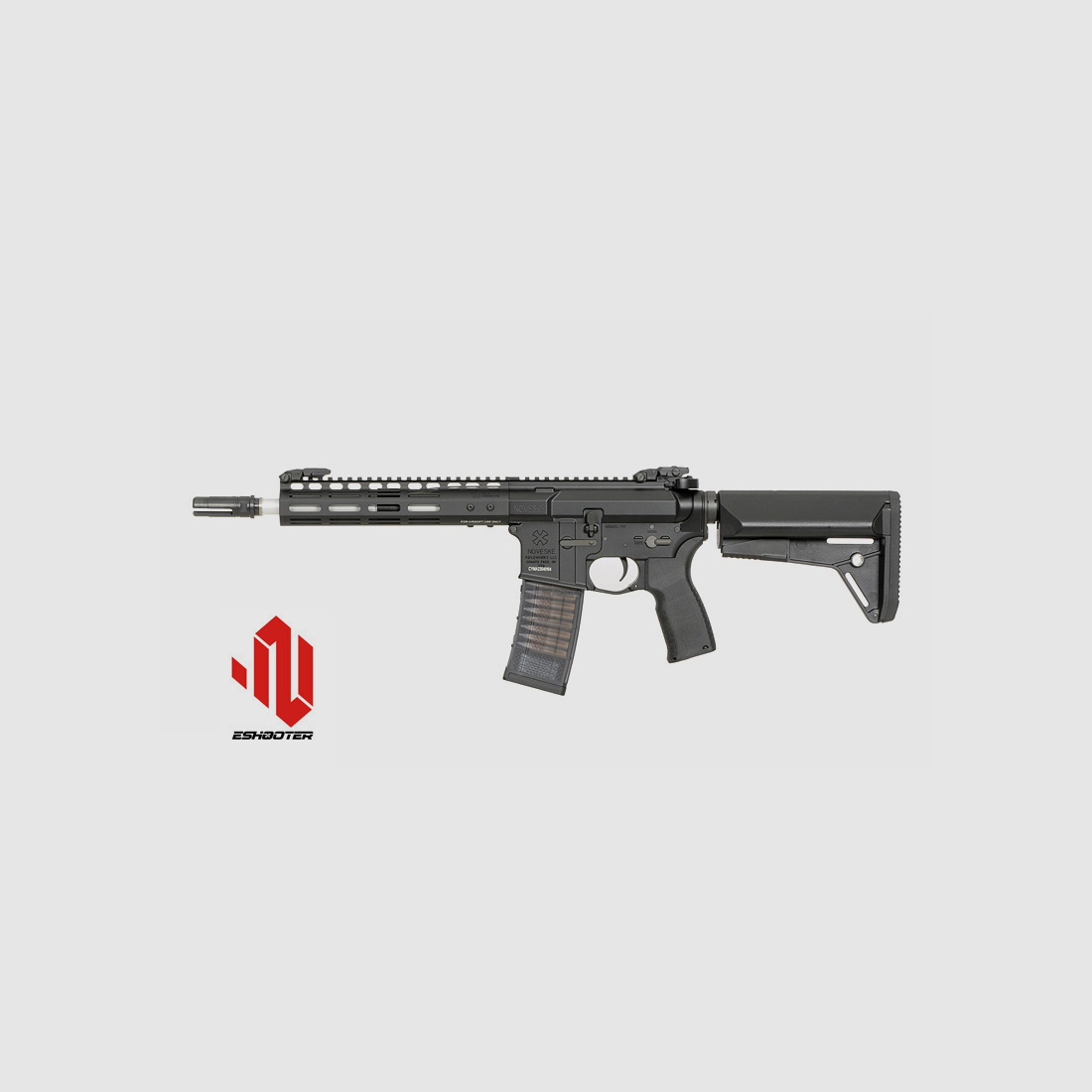 Noveske 10.5" Gen III Shorty 300BLK S-AEG mit Eshooter ETU, Schwarz
