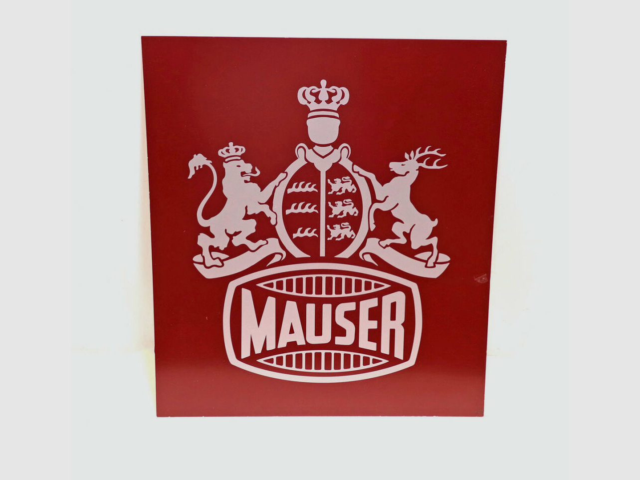 Panneau publicitaire Mauser