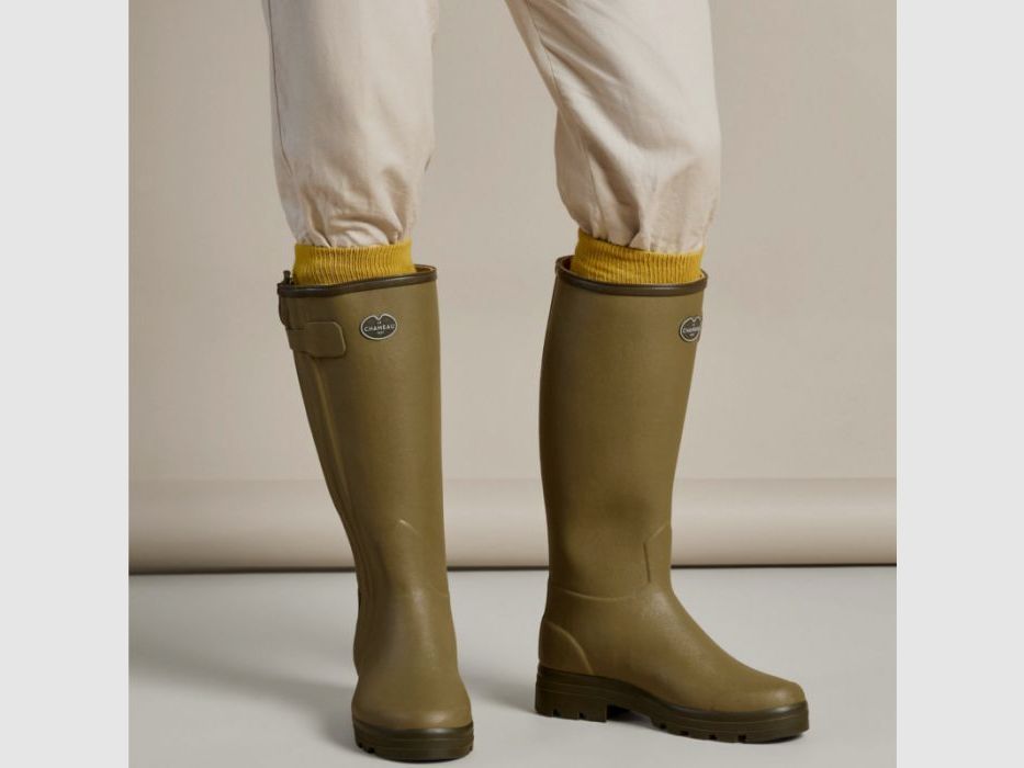 Bottes en Caoutchouc Le Chameau "Chasseur" avec Doublure en Cuir, image 5 sur 8