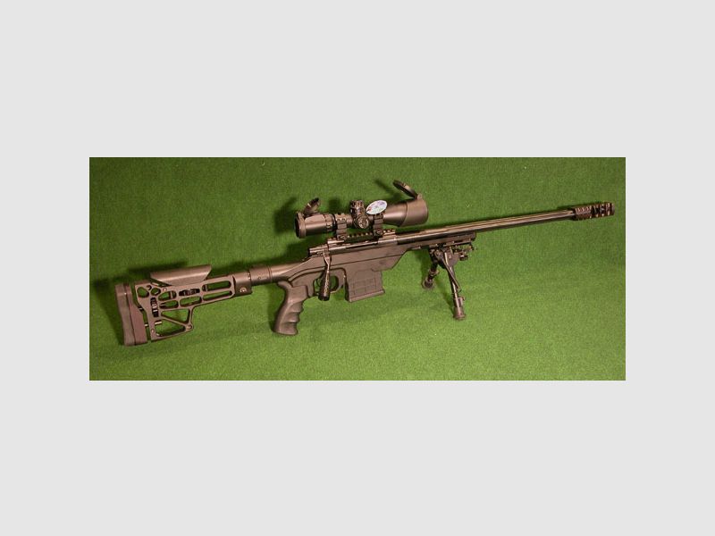 Accuracy HOWA 1500 Kal. .223 Rem Sniper Custom-Made LSS Skeleton Klappschaft 4-K Bremse ZF UTG-Swat