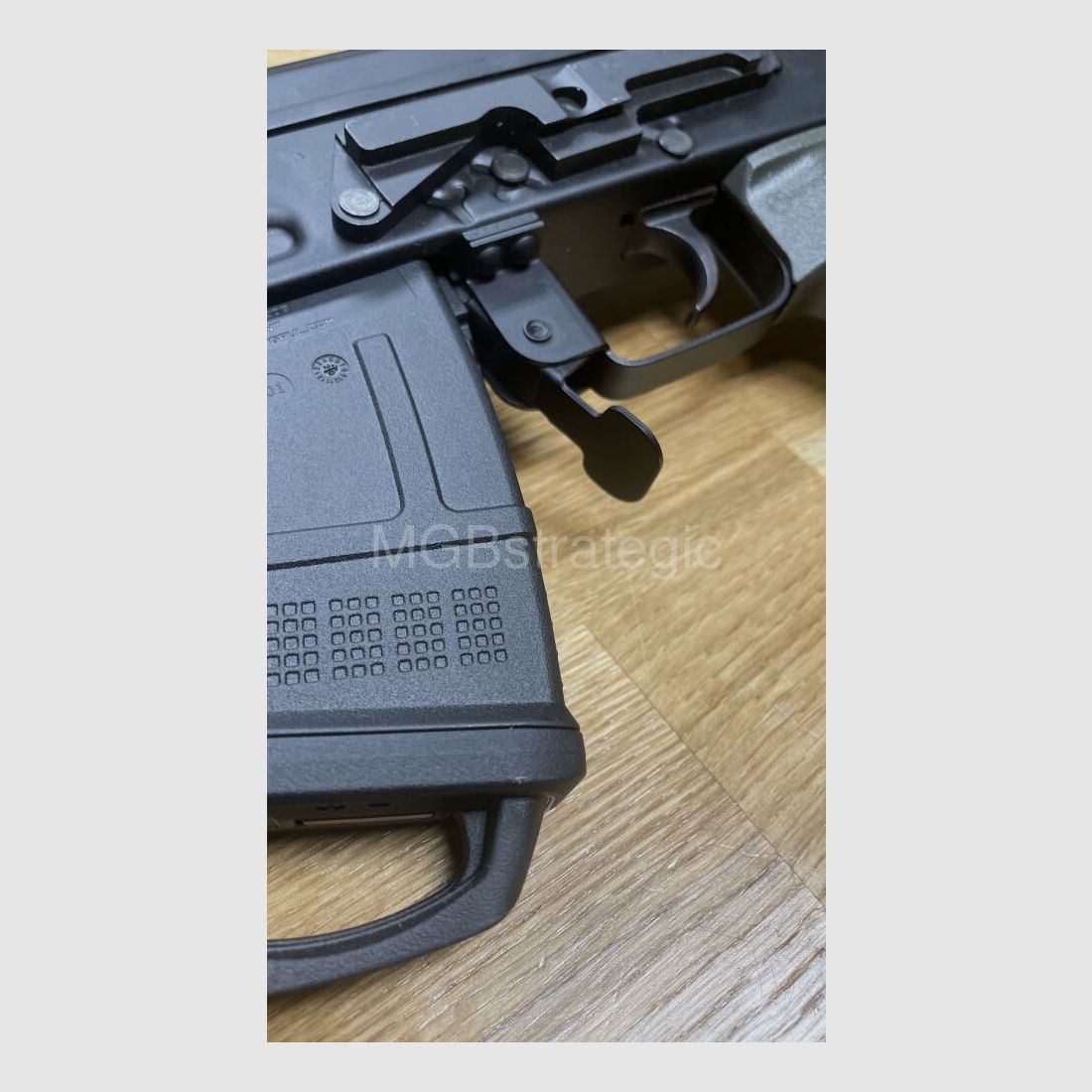 sportlich zugelassen! WBP Jack Sport - halbautom. Büchse 7,62x39 OD Green mit Schubschaft! - System AKM AK47 AK74 // Anbauteile grün