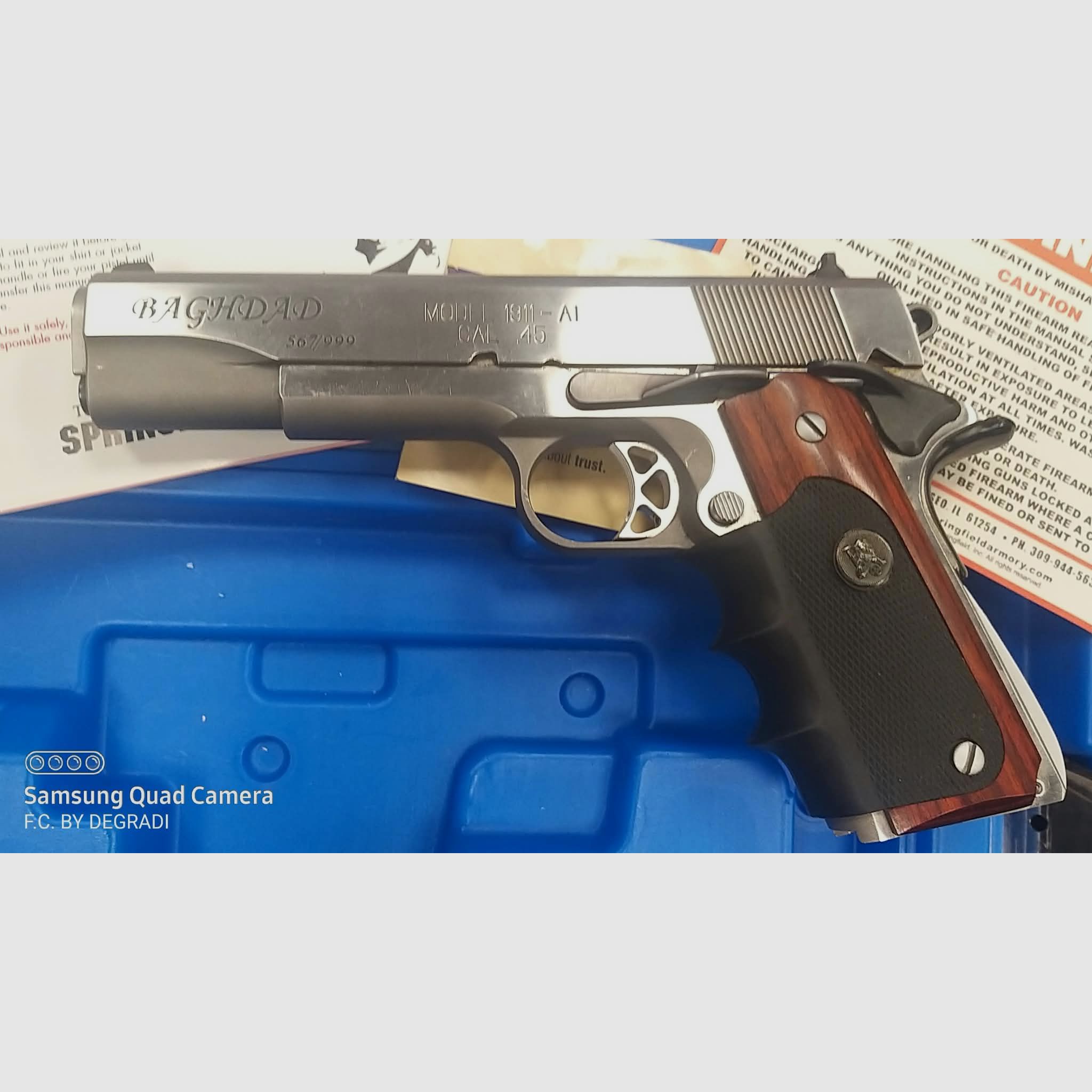 SPRINGFIELD 1911 A1 BAGHDAD LIMITED EDITION 45 ACP, Bild 4 von 5