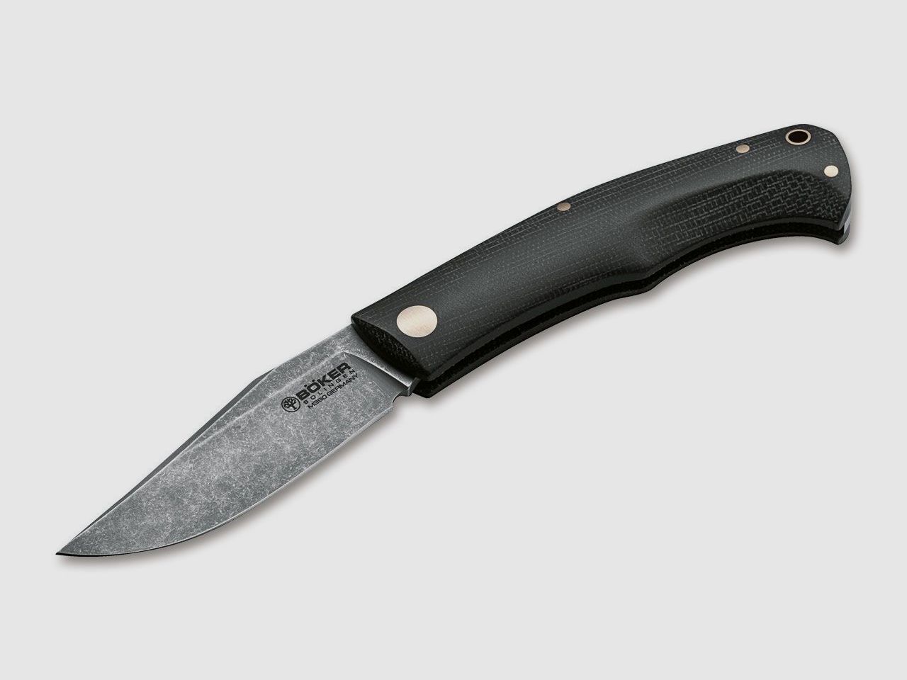 Cuchillo de bolsillo Boxer EDC Black Slipjoint 42a conforme a la ley