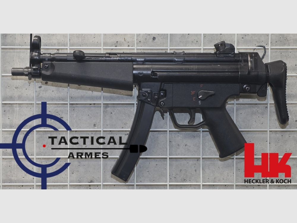 Heckler & Koch, MP5 (S-E-3F-F), Kal. 9mm Para, Automatisch (Ex-Polizei)