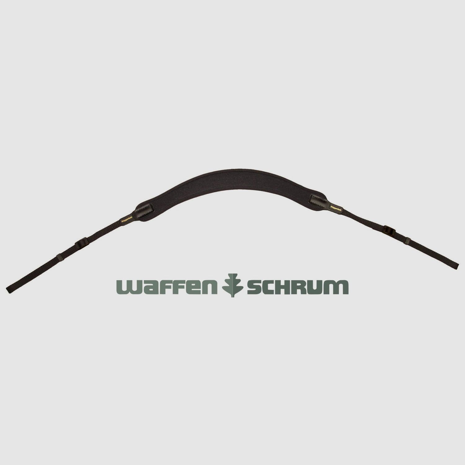 Niggeloh Fernglasriemen Neopren - schwarz Outline Kontur