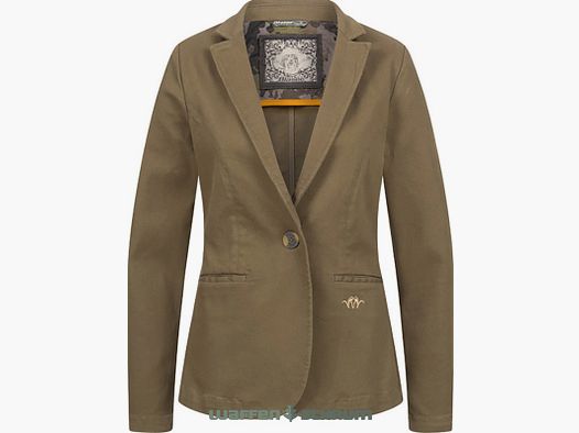 Kurtka Blaser Marie Denim Stretch Ciemna Oliwka