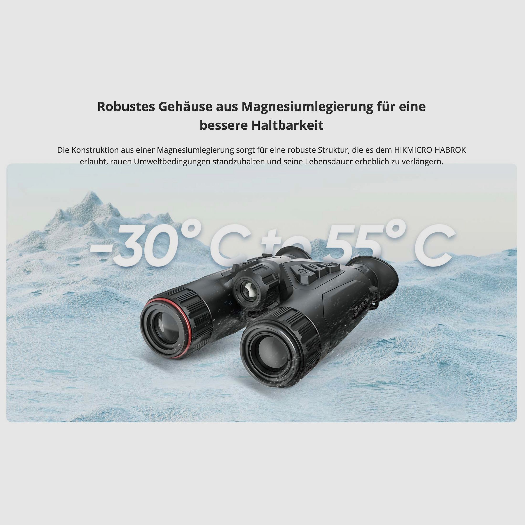 Hikmicro Binocular Habrok HQ35LN thermal imaging/night vision/digital camera 940Nm 2560 x 1440