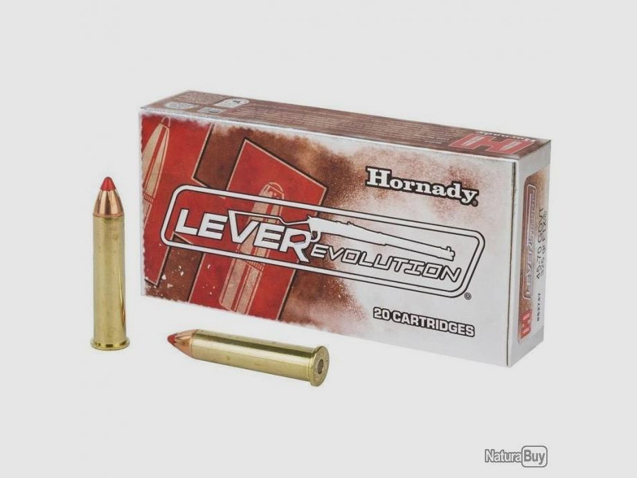 Hornady Leverevolution .45-70 Govt. 250GR MonoFlex 20 cartouches
