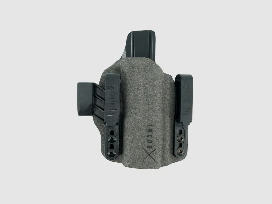 Incog X Holster voor Glock G43/G48 zonder lamp (Grijs) - Haley Strategic/Safariland, afbeelding 3 van 5