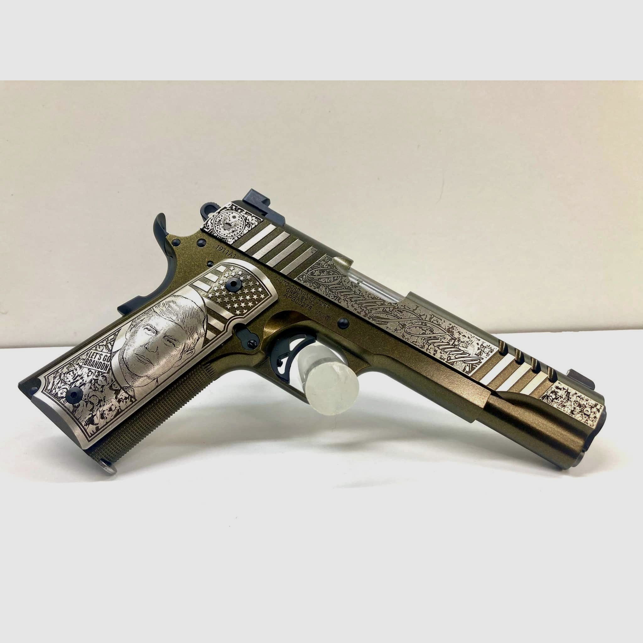 Auto-Ordnance 1911A1 Trump « Cri de ralliement » 5″ .45 ACP