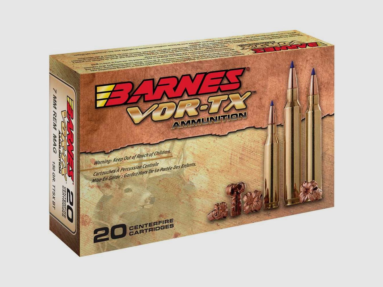 7 mm Rem. Mag. Vor-TX TTSX 9,7g/150grs. Barnes