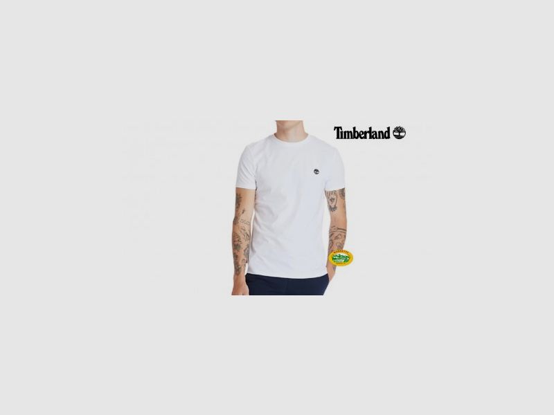TIMBERLAND T-shirt Ronde Hals Dunstan River wit 100