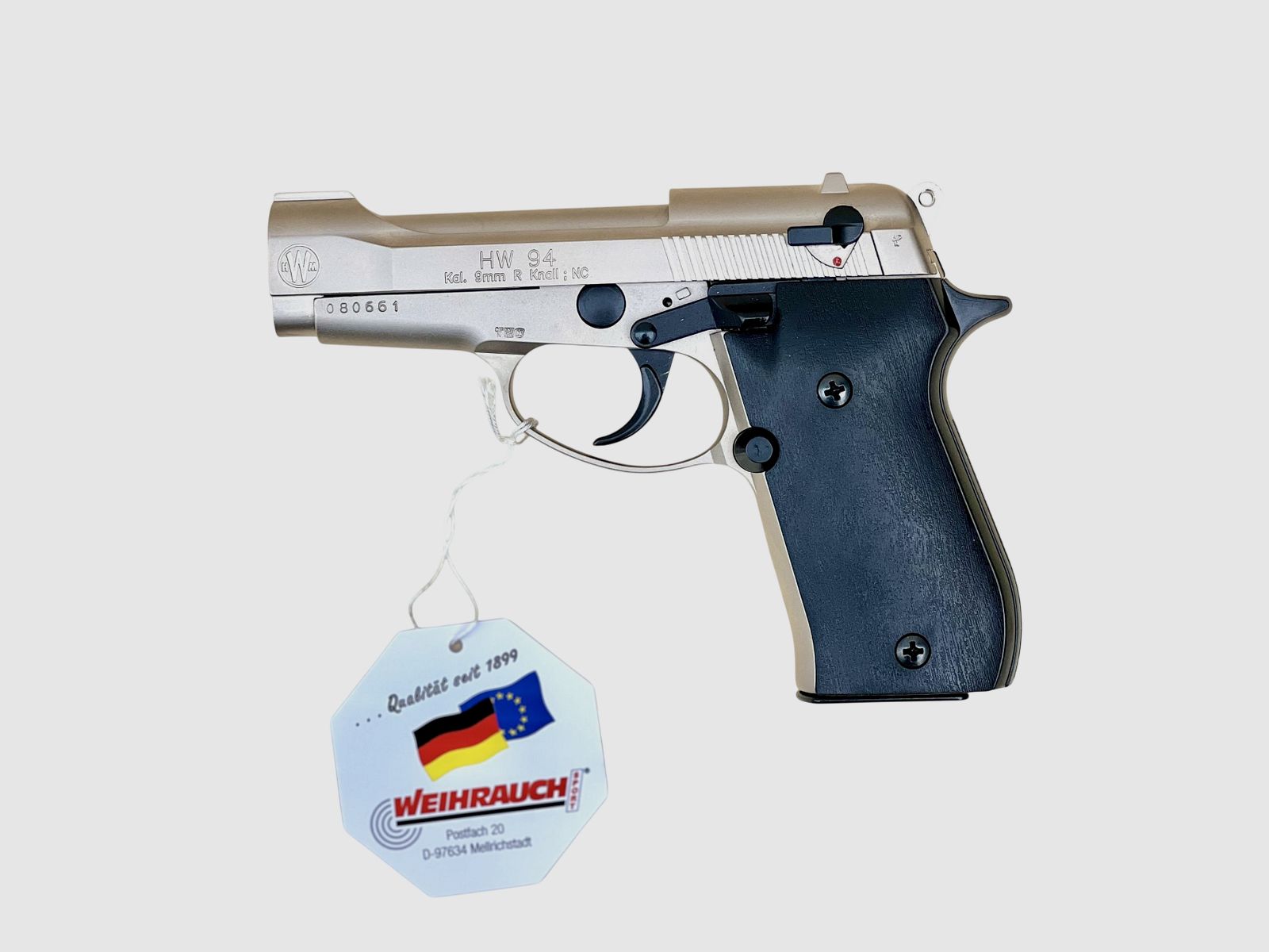 Weihrauch HW 94 Kal. 9 mm R.K. Stainless Look