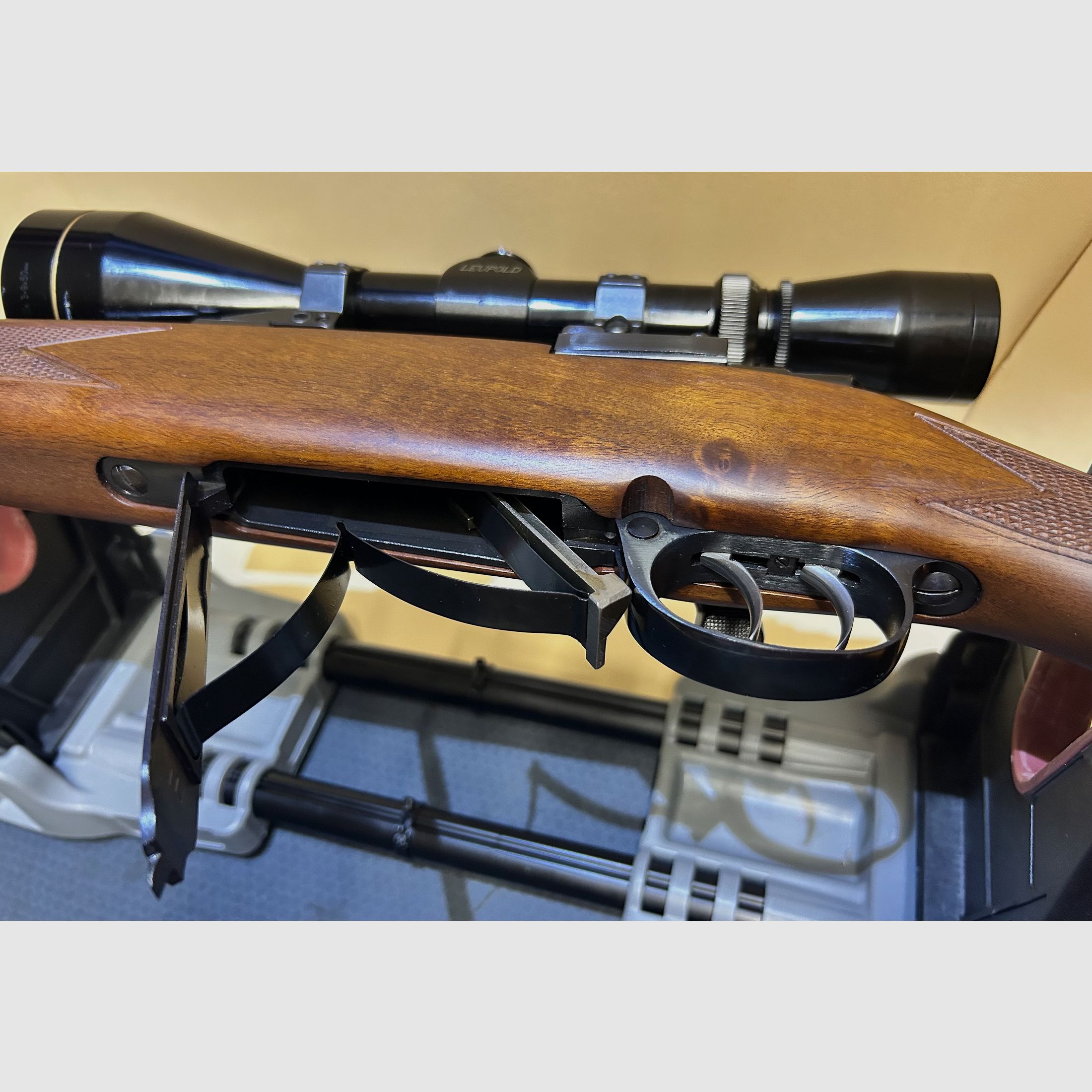 Suhler Jagdhütte Kettner 98er - Leupold - EAW swivel mount