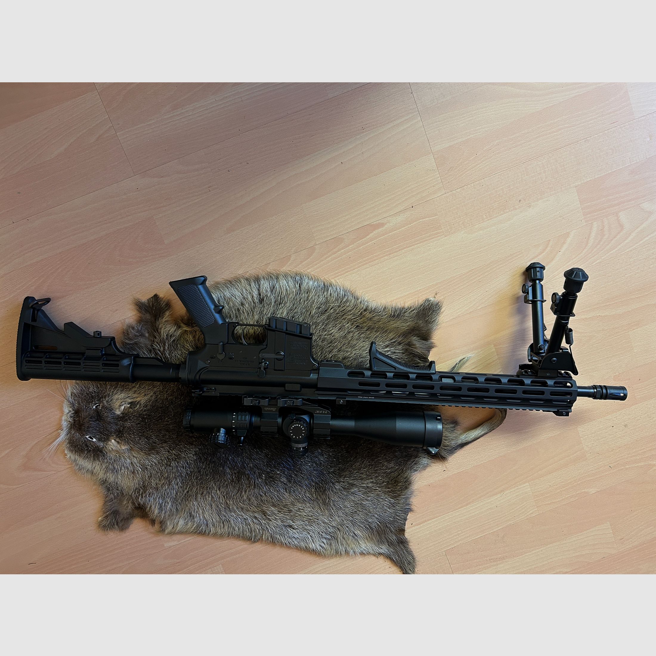 Selbstladebüchse AR15 DPMS Panther Arms mit Zielfernrohr