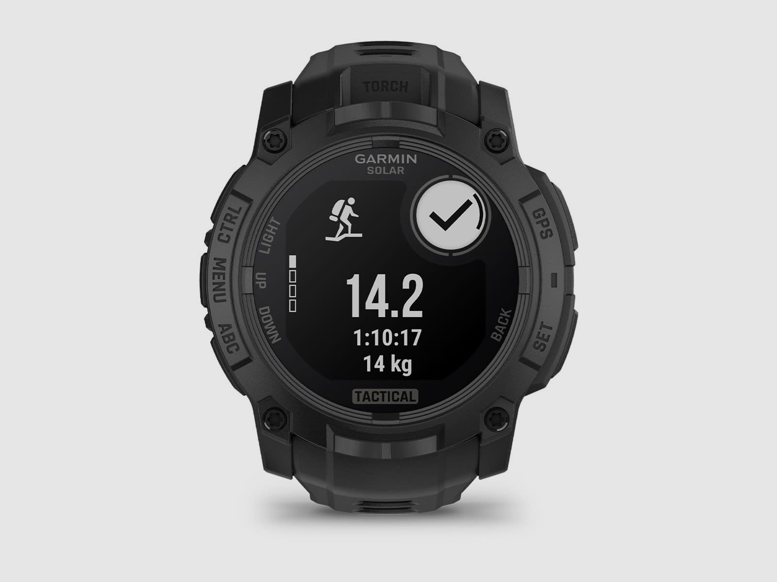 Garmin Instinct 3 Solar Tactical Edition 50 mm negro, imagen 6 de 8