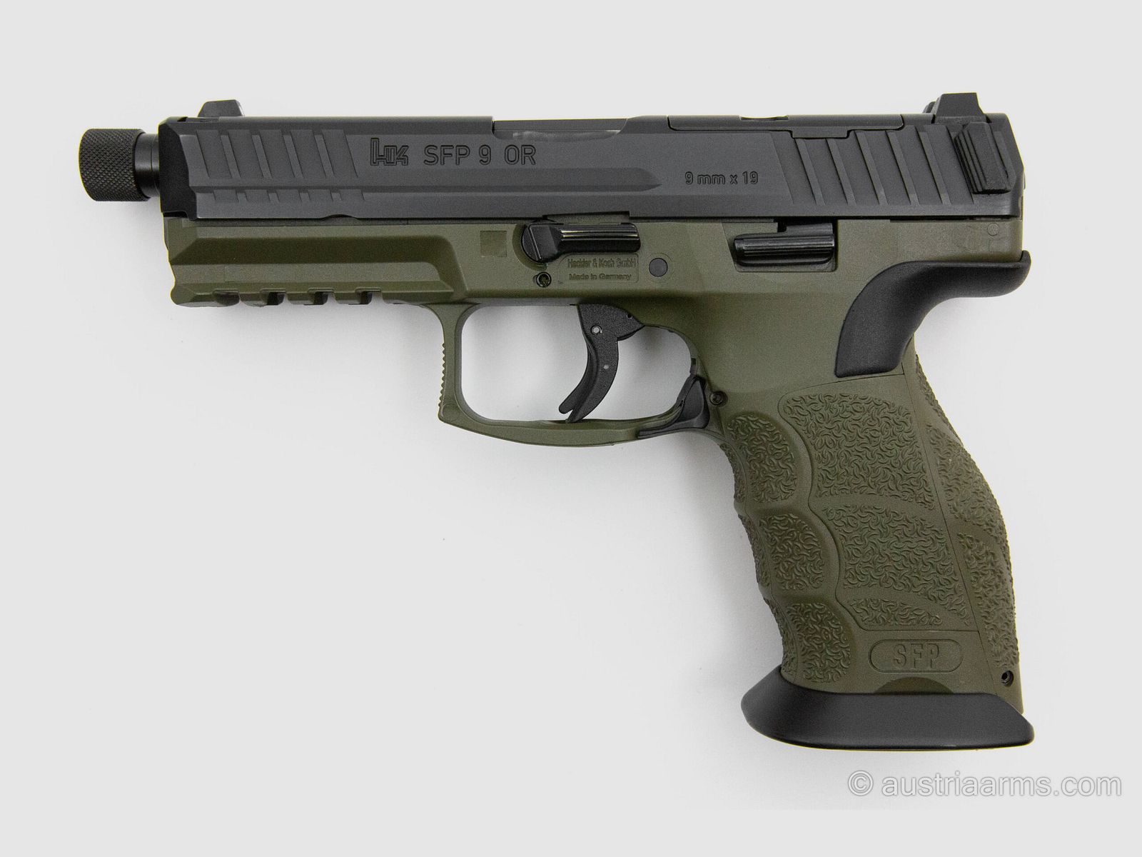 Heckler & Koch SFP9 OR TACTICAL Military Olive Green, neuwertige Vorführwaffe, 9 x 19 mm, Bild 1 von 5