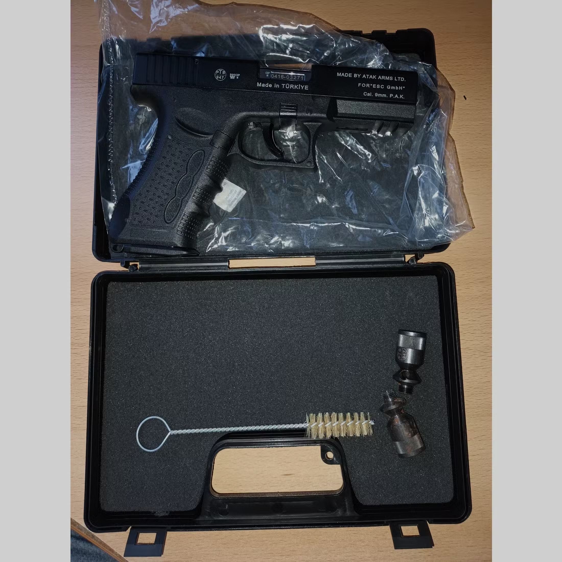 Zoraki Modell 917 brüniert - chrom, Kaliber 9 mm P.A. (P18) 