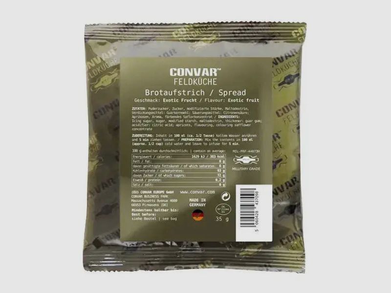 Convar-7 Convar-7 Feldküche Brotaufstrich Exotic