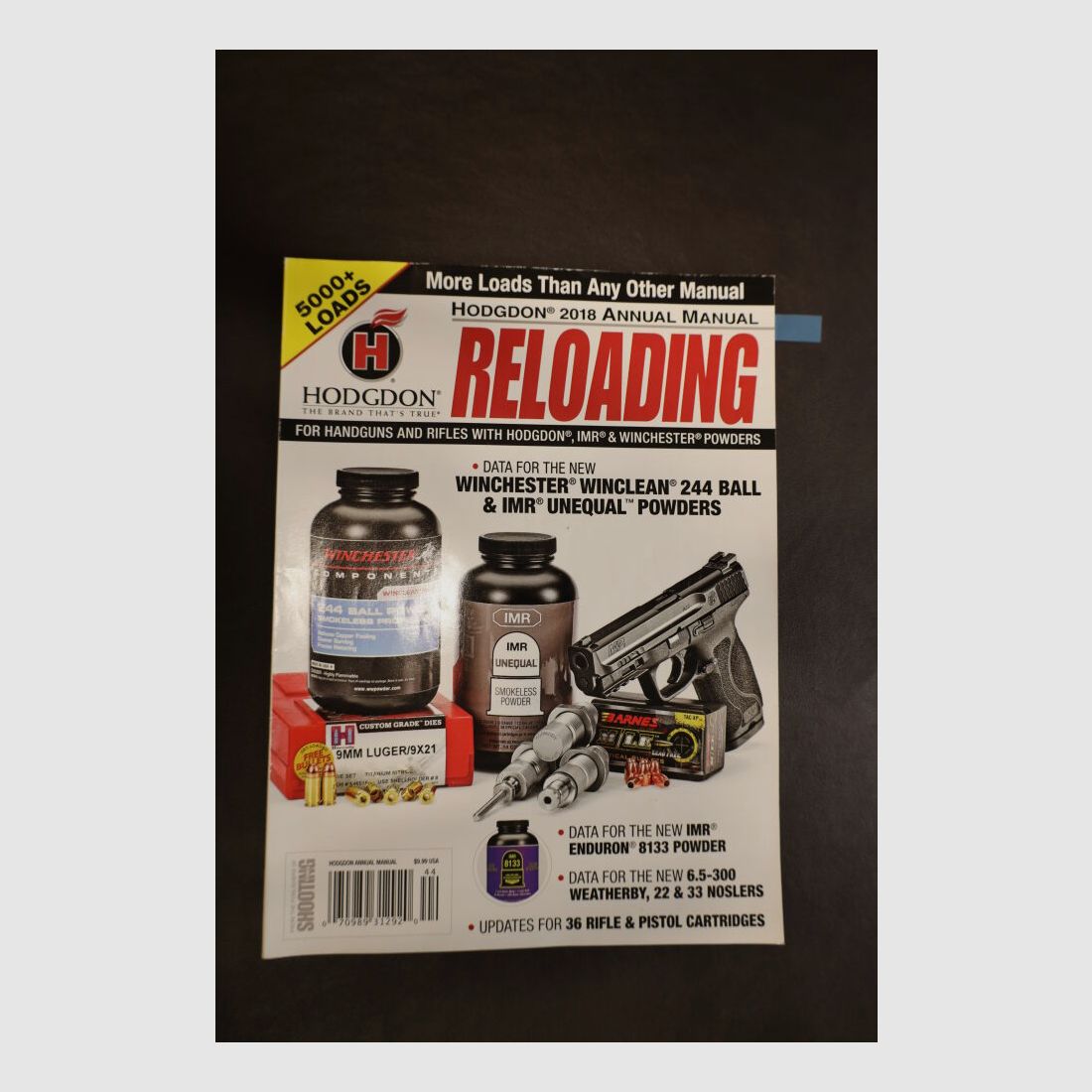 Hodgdon Reloading Annual Manual 2018